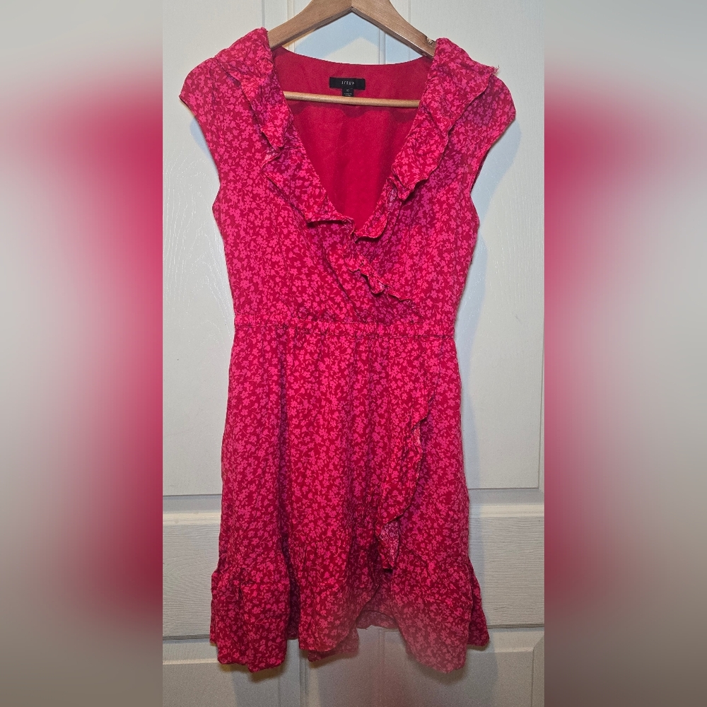 J.crew Floral Pink Dress